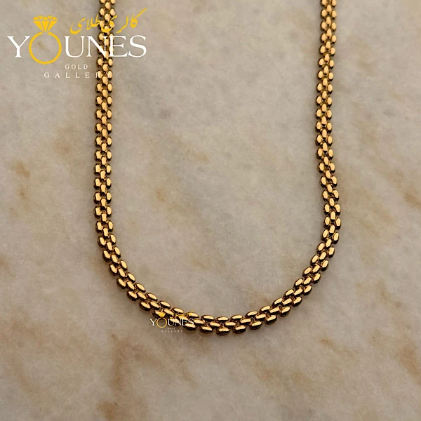 زنجیر طلا رولکس گندم